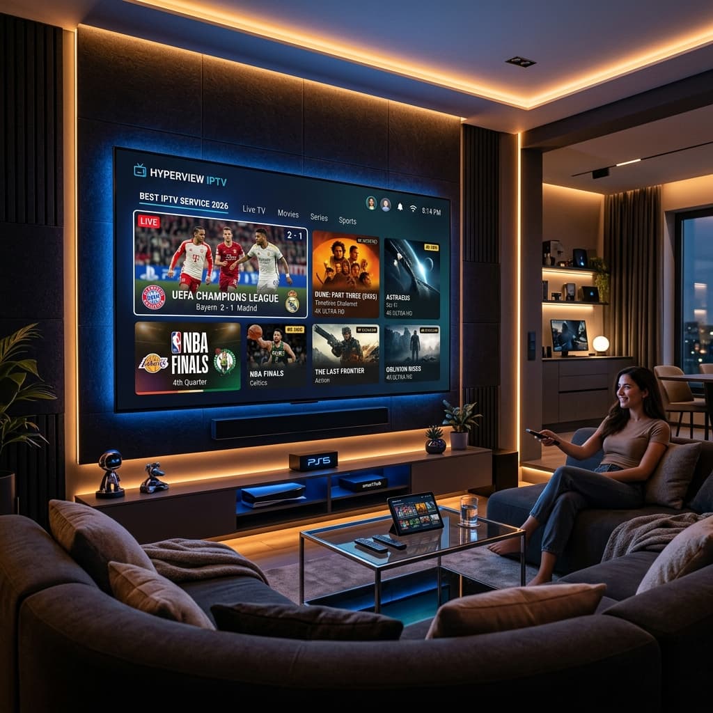 مراجعة مفصلة لـ best iptv service 2026 للبث المنزلي بدقة 4K