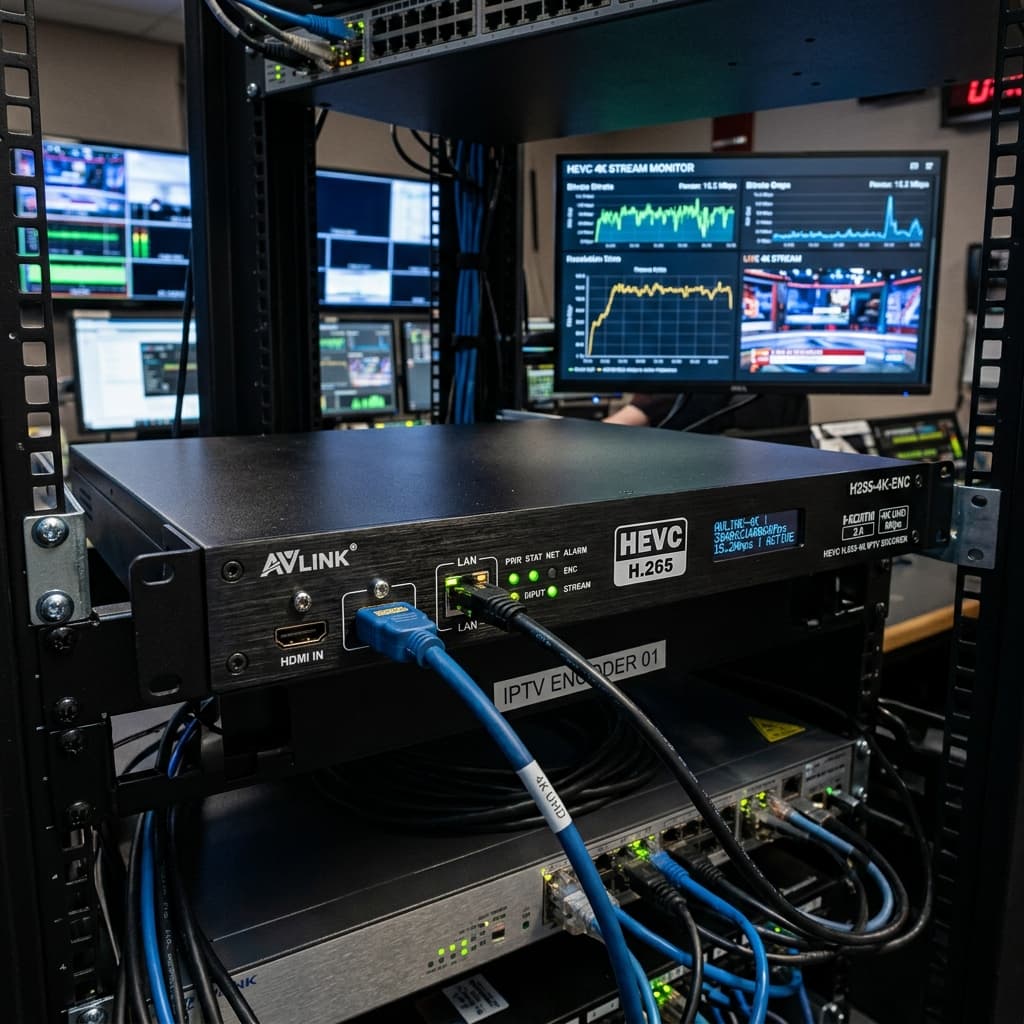 Evaluation technique de l encodeur hevc hdmi iptv pour la distribution video 4K