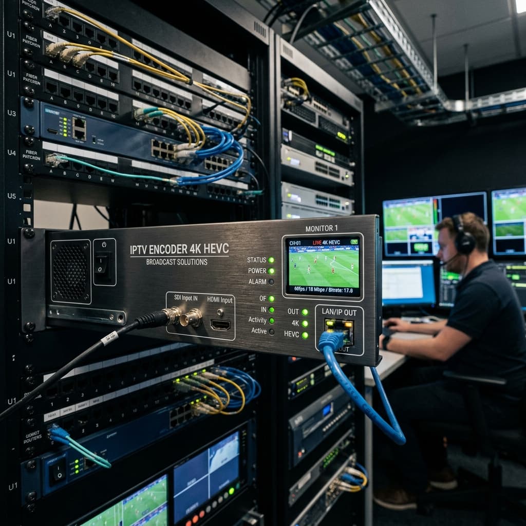Analisis tecnico del codificador iptv encoder 4k hevc para distribucion de video 4K