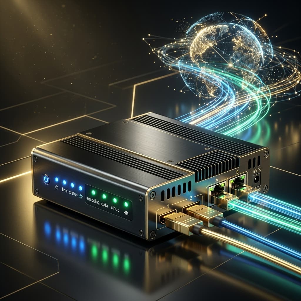 IPTV HDMI Encoder رقمنة الإشارات والبث الشبكي الاحترافي