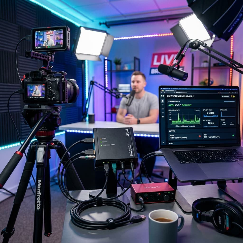 النظرة الفنية لمشفر live streaming iptv encoder للبث المباشر عالي الأداء