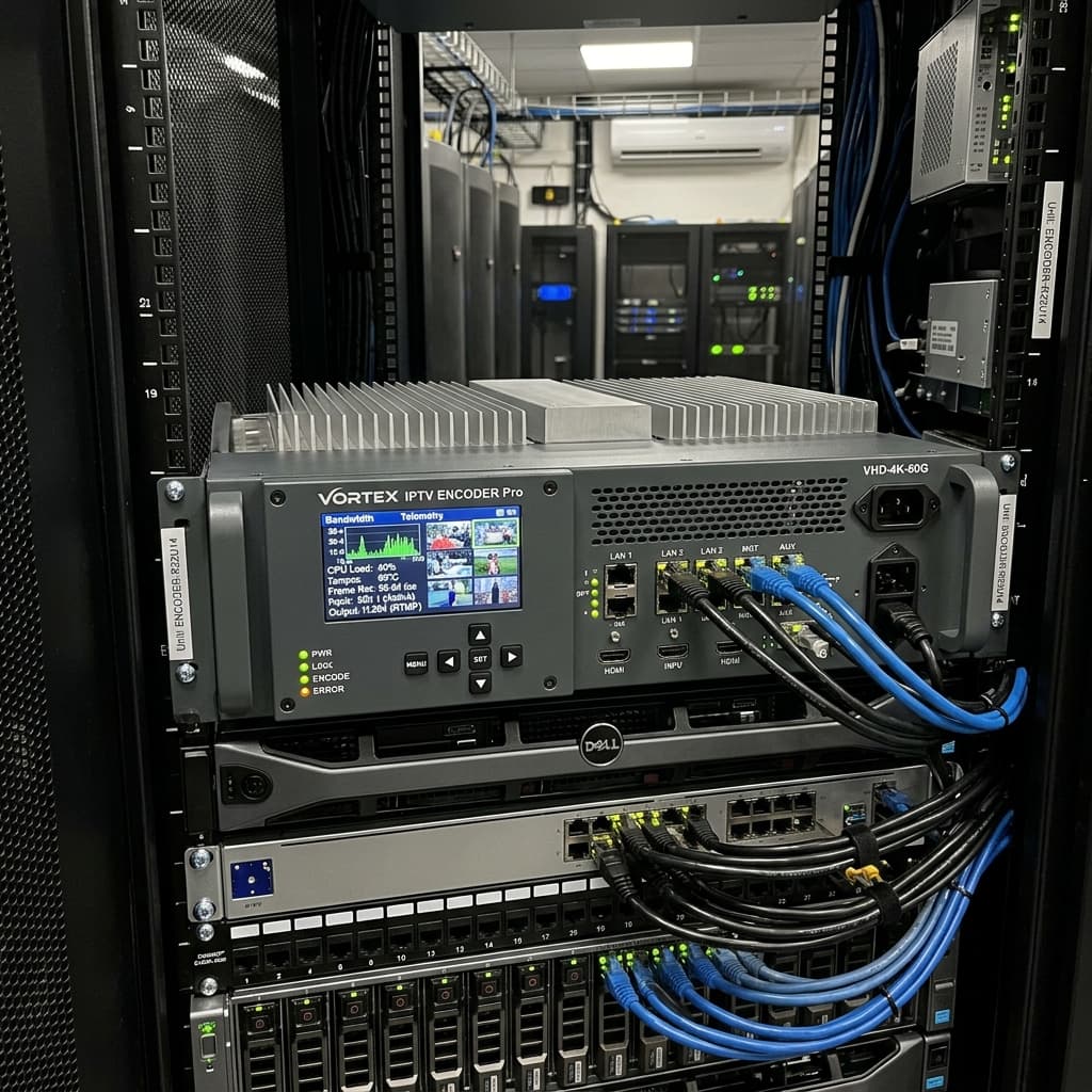 التقييم الفني وتحليل الأداء لأجهزة low latency iptv encoder للبث المباشر عالي السرعة