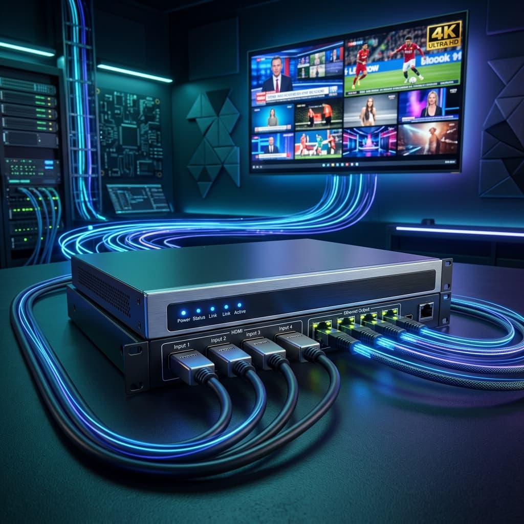 التقييم الفني وتحليل الأداء لأجهزة professional hdmi iptv encoder للبث الرقمي عالي الدقة